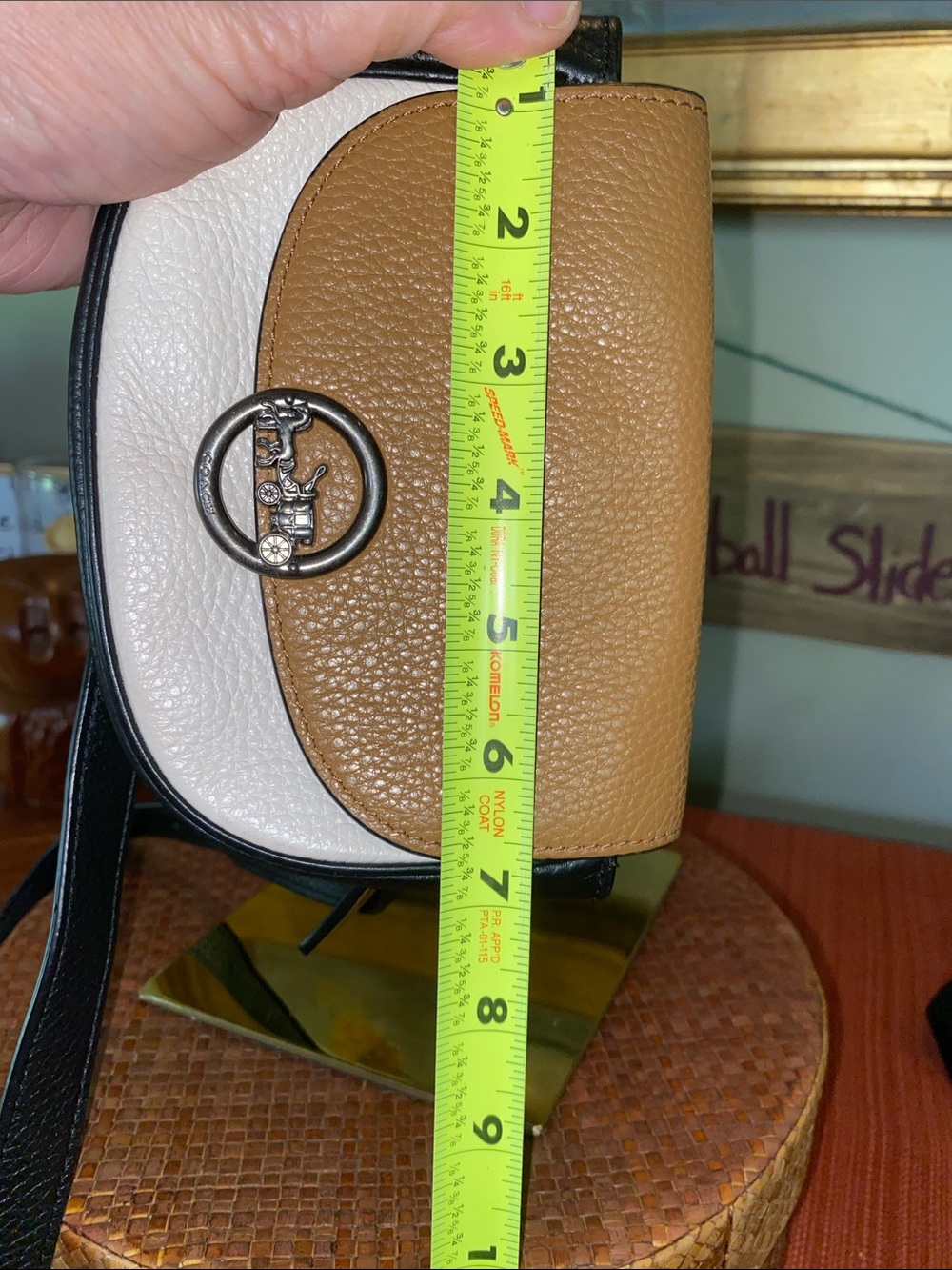 Coach Jade Mini Belt Sling Bag in Colorblock - Picture 9 of 10